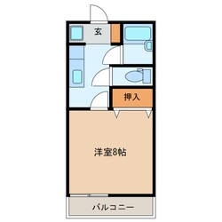 サンライズ佐野の物件間取画像